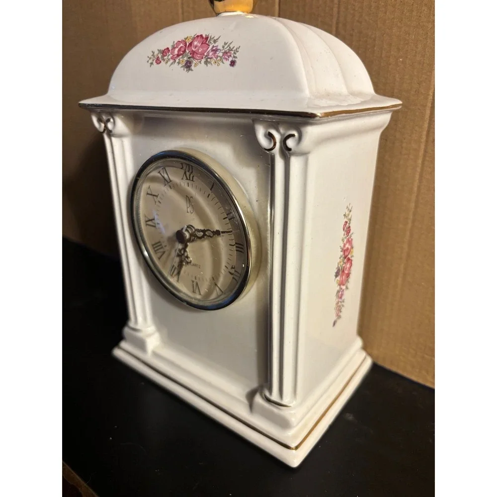 Porcelain Ceramic Quartz  Clock Paul Sebastian Limited Edition  1993 Excellent